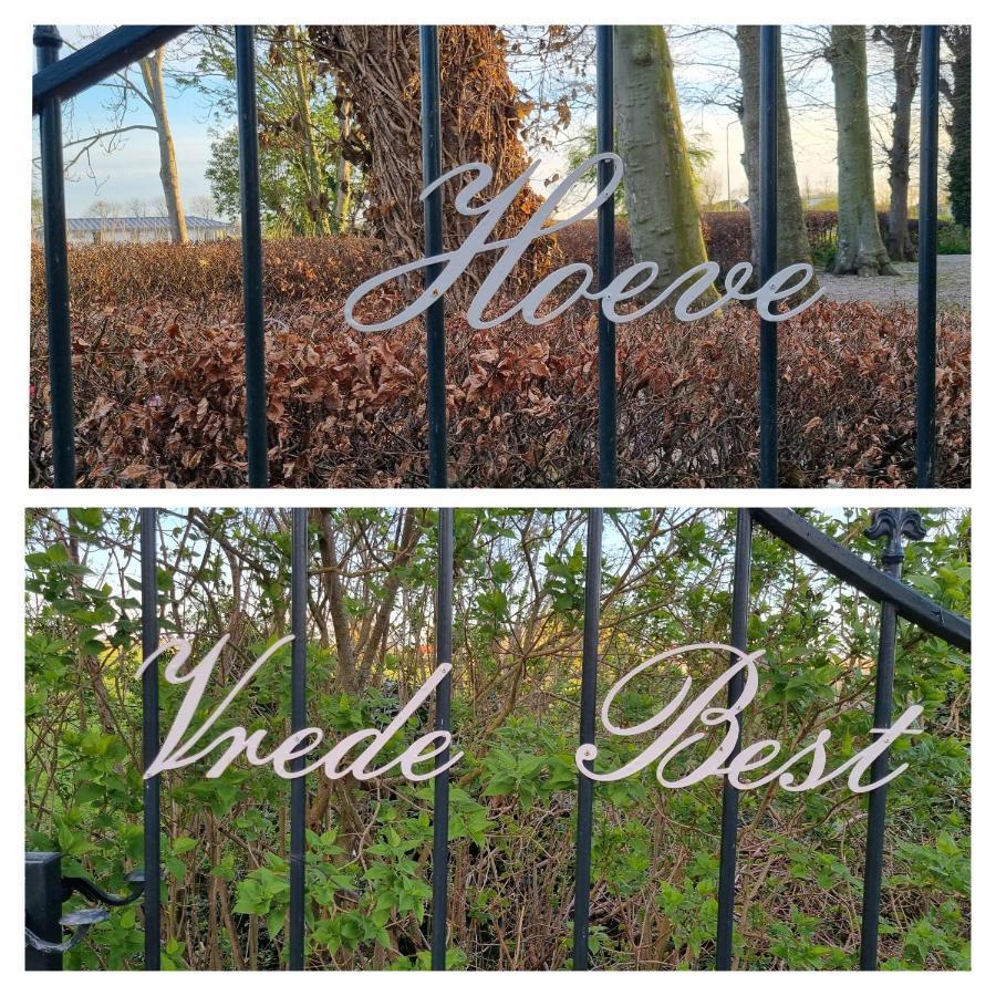 Het Voorhuis Boerderij Hoeve Vrede Best Weesp Exteriör bild
